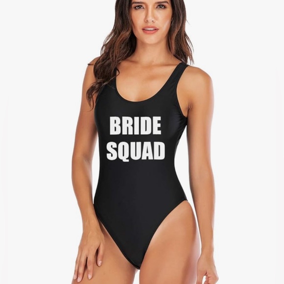 Other - Bride Squad One Piece Bathing Suit
